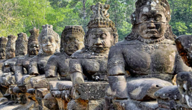 Angkor Thom Giant Statues