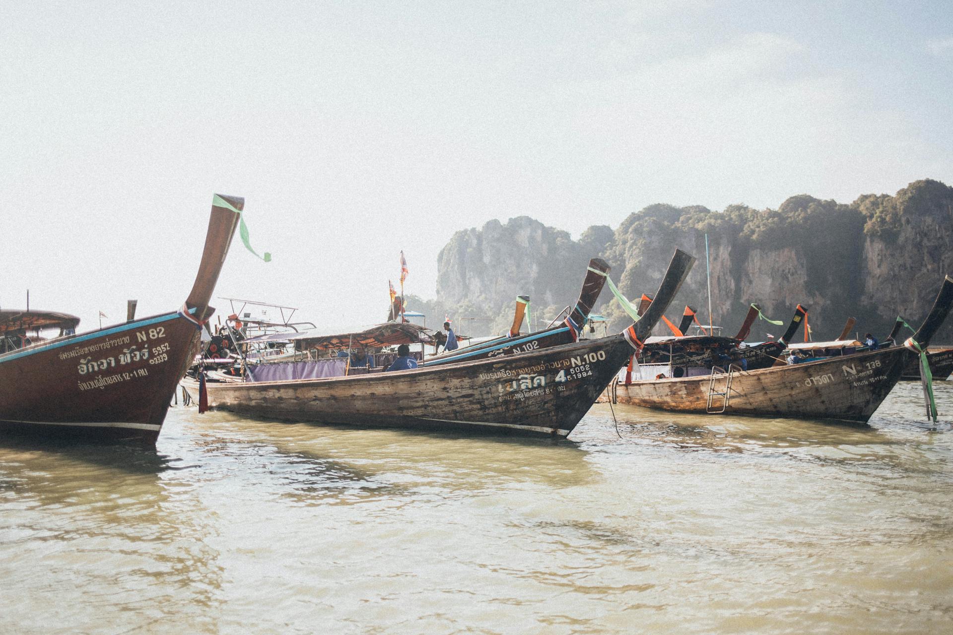 Ao Nang Boats and Beach