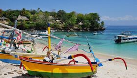 Bali Beach and Boats