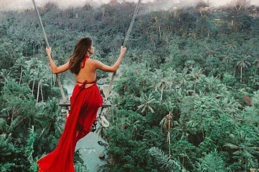 Marvel at the iconic emerald green terraces of Bali’s cultural heart
