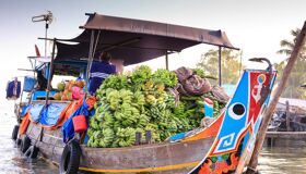 Cai Be Floating Market Boat