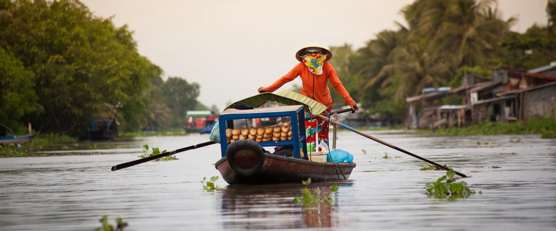 Mekong River in Soc Trang Region, Can Tho City