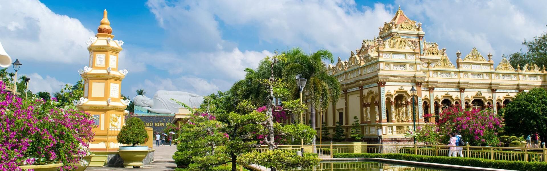 Vinh Trang Pagoda in Vinh Long