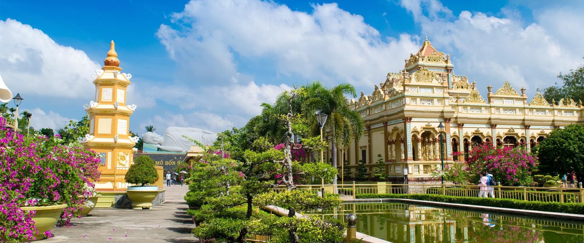 Vinh Trang Pagoda in Mekong Delta, Vinh Long