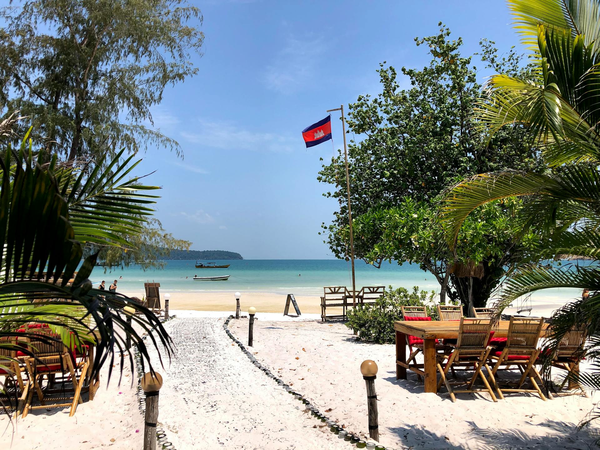Relax on pristine white sands and turquoise waters