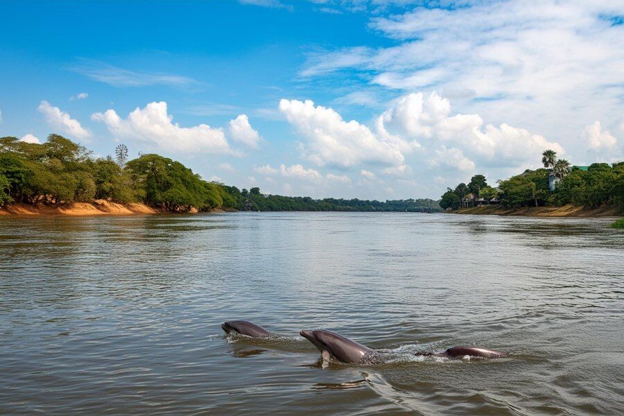Immerse in river charm