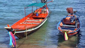 Mae Klong Boats on the River