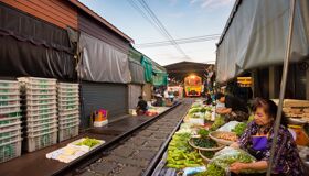Mae Klong Railway Market Local