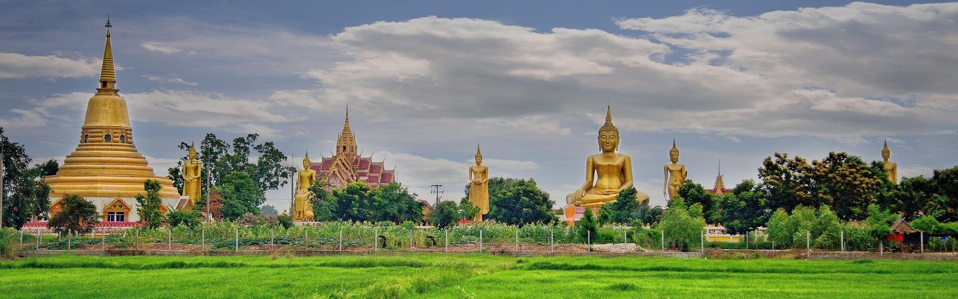 Phitsanulok Buddhist Statues Green