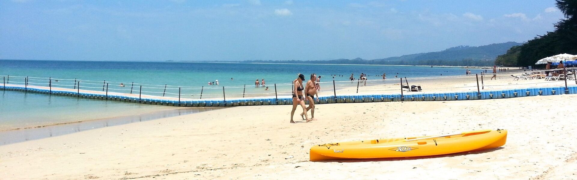 Relax on Phuket’s famous golden sands at sunset