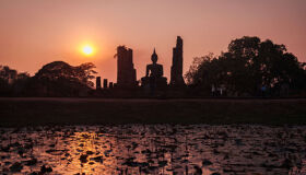 Sukhothai Wat Maha That, Thailand