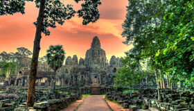 Angkor Thom under the Sunset, Siem Reap
