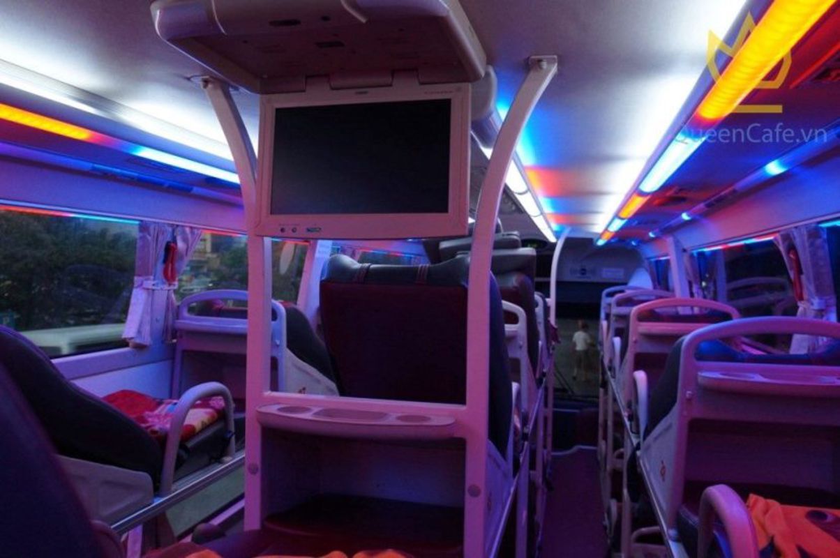 Interior of Bus from Hanoi to Kon Tum
