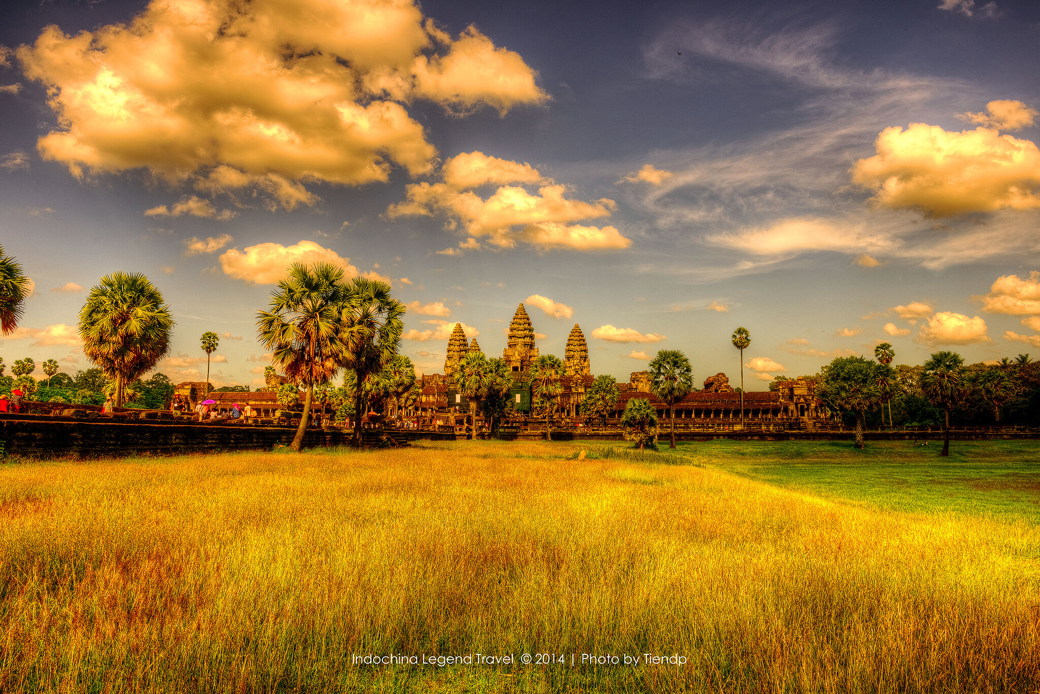Angkor Wat under Sunset, Siem Reap, Cambodia