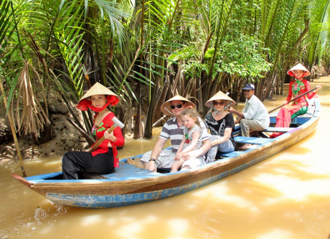 Begin your Ben Tre Tours with a scenic adventure