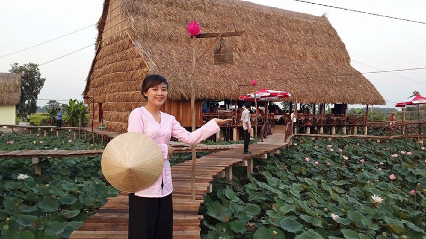 Capture the tranquil beauty of Dong Thap Ward’s waterways