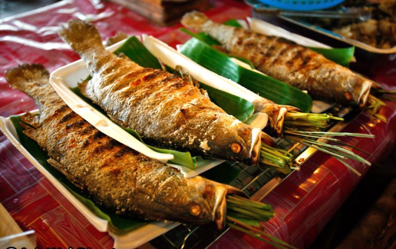 Grilled Da Fish in Mai Chau, Phu Tho
