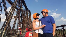 Explore the bridge on an eco-friendly cycling adventure