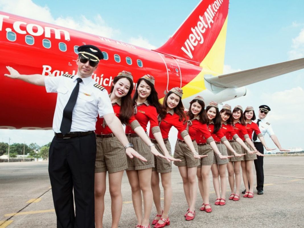 Viet JetAir Team welcome to Can Tho City