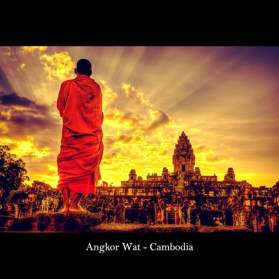 Begin your exploration with Angkor Wat’s tranquil ambiance
