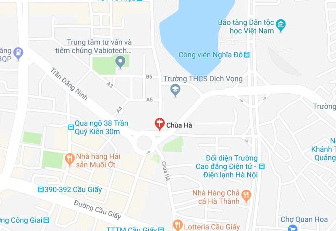 Location map for Ha Pagoda