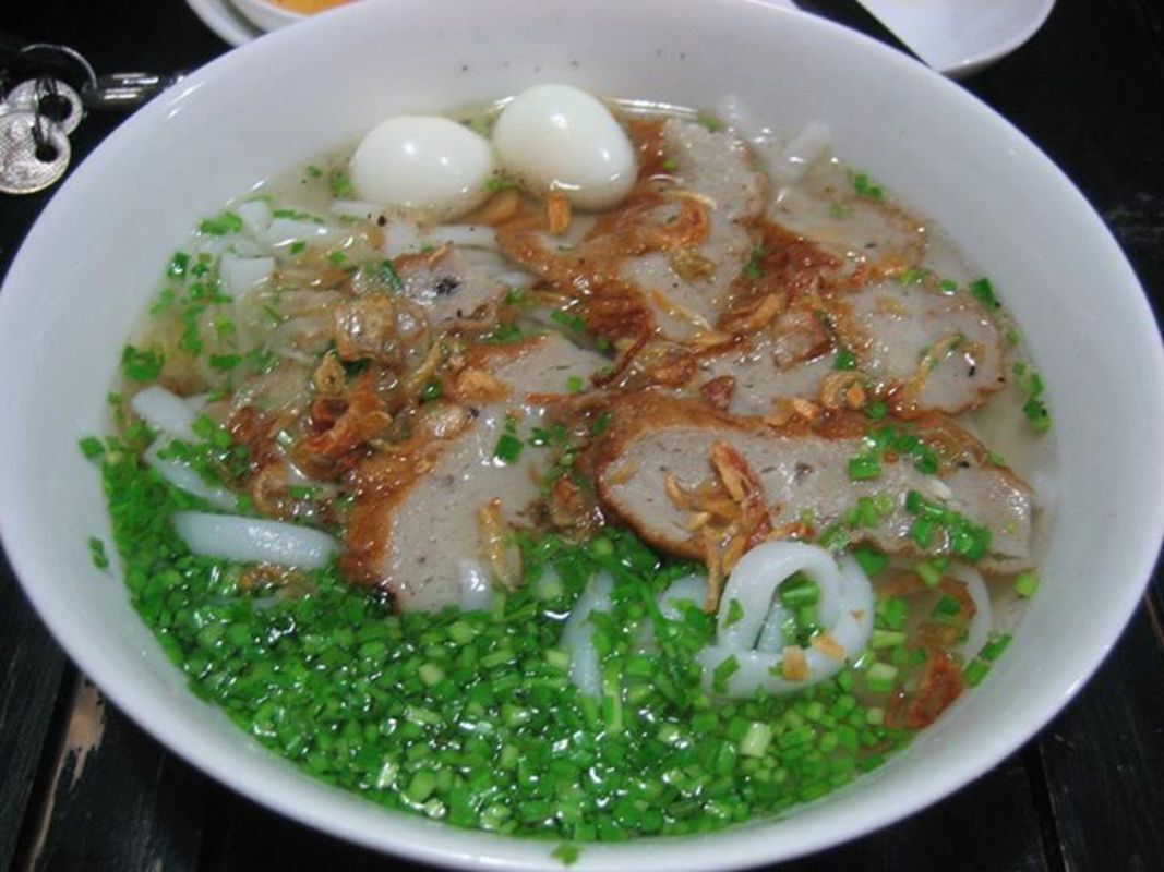 Rice spaghetti combined with chives "Bún chả Cá" - Photograph the savory allure of Dak Lak’s heritage