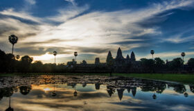 Sunrise on Angkor Wat, Siem Reap
