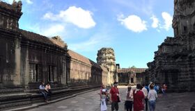 Ancient Temples in Angkor Wat, Cambodia
