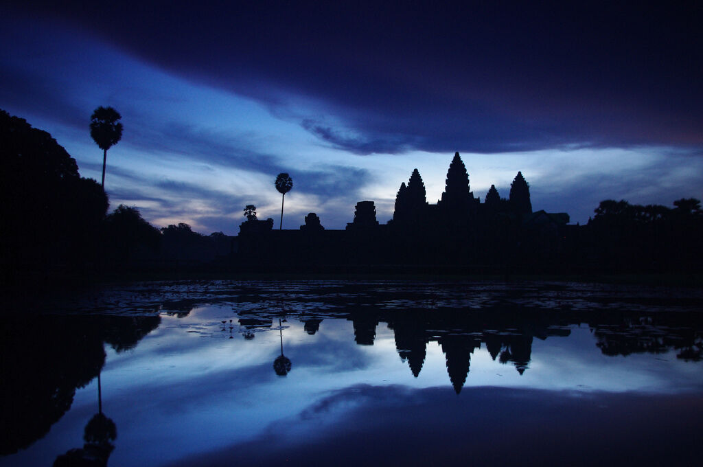 Angkor Wat under the sunrise, Siem Reap, Cambodia
