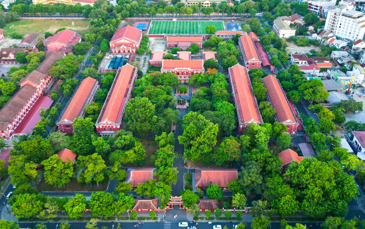 Admire the timeless elegance of Hue’s educational gem