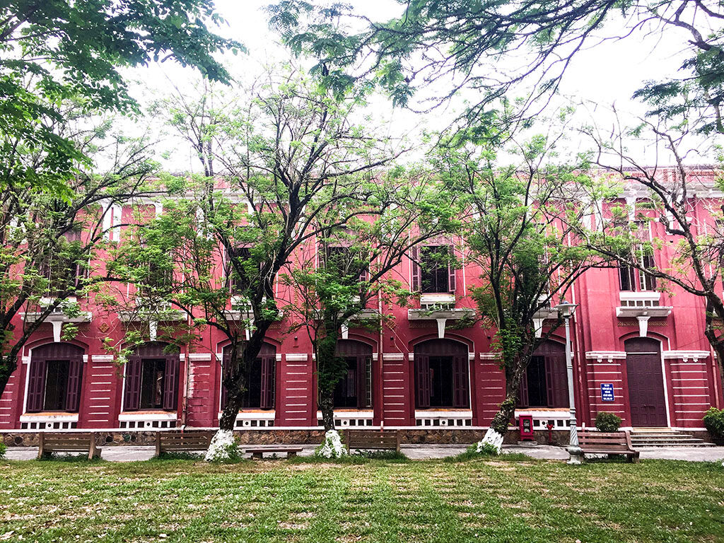 Marvel at the colonial elegance of Quoc Hoc Hue