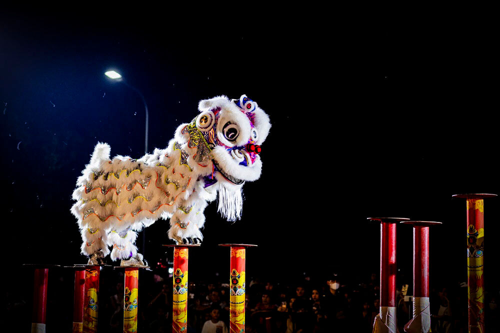 Photograph the dynamic artistry of Hue’s lion dances