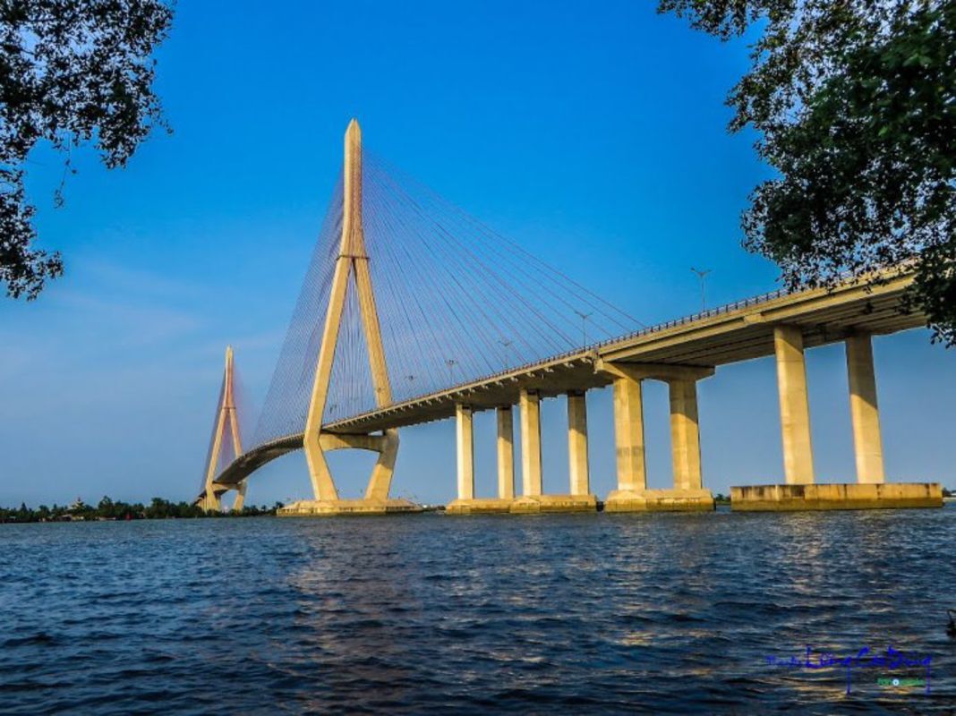 Can Tho Bridge in Can Tho City
