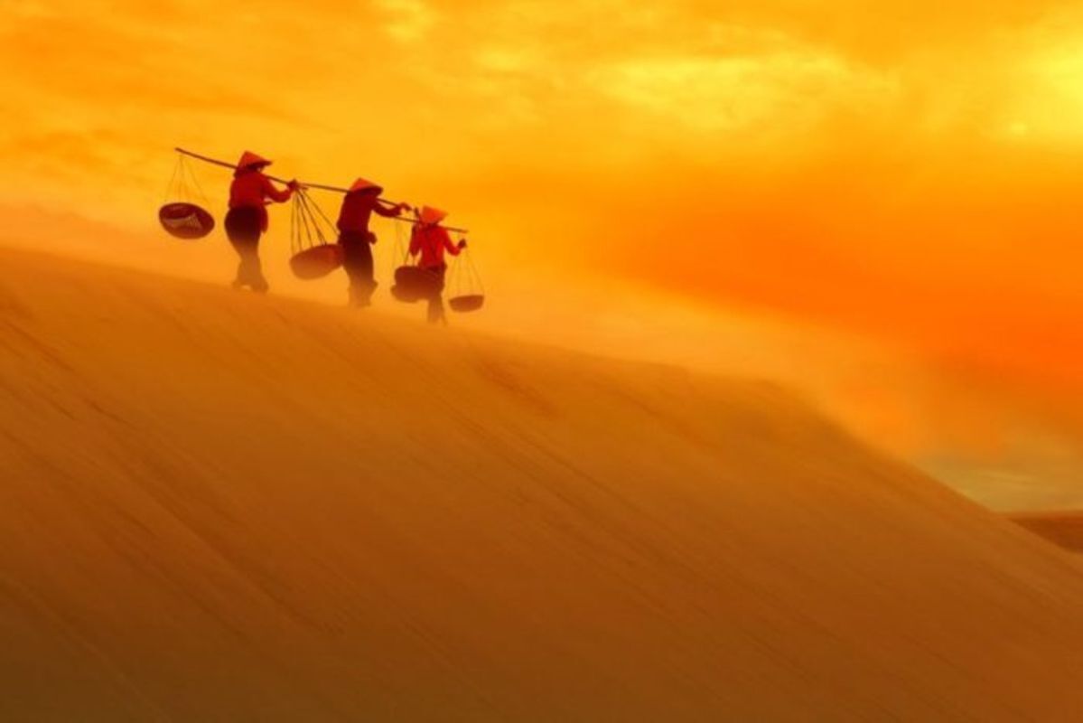Red Sand Dunes in Mui Ne, Phan Thiet