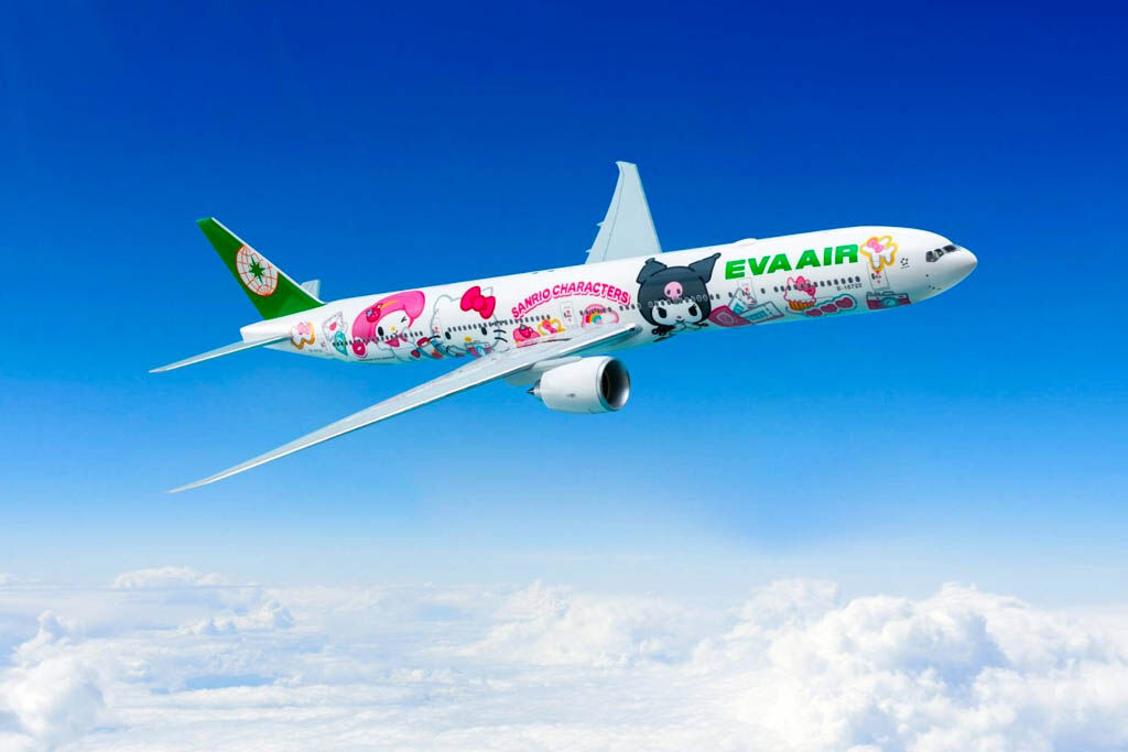 Airline-EVA Airways flying from Berlin to Hanoi