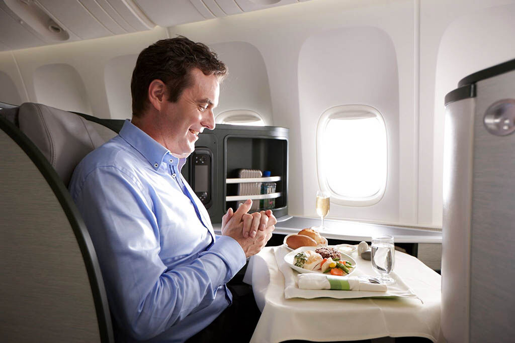 Airline-EVA Airways flying from Zurich to Hanoi