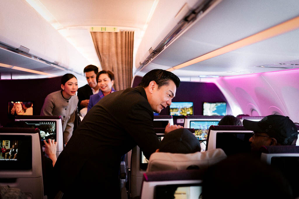 Aircraft is ready to fly from Frankfurt to Ho Chi Minh City