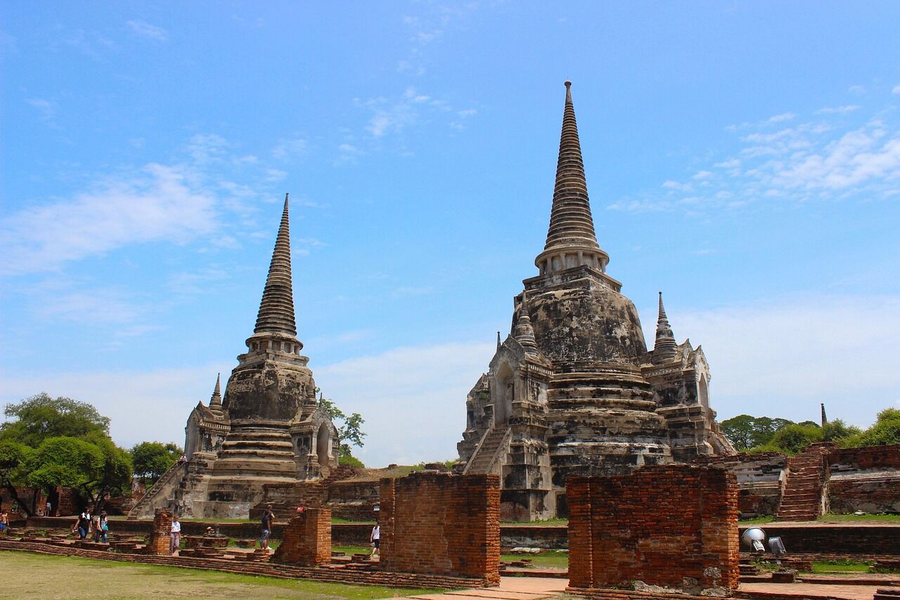 Ancient Stupas in Thailand