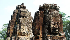 Angkor Thom Temple and Faces