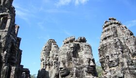 Angkor Thom Temples and Faces