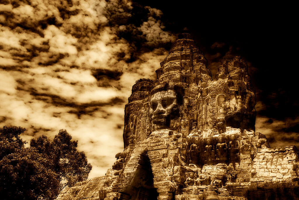 Marvel at the serene stone faces of Bayon