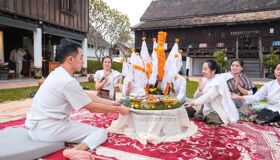 Baci Ceremony Laos