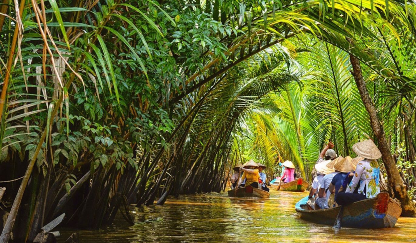 Turtle Island "Cồn Quy" - Photograph the floral allure of Ben Tre’s artistry