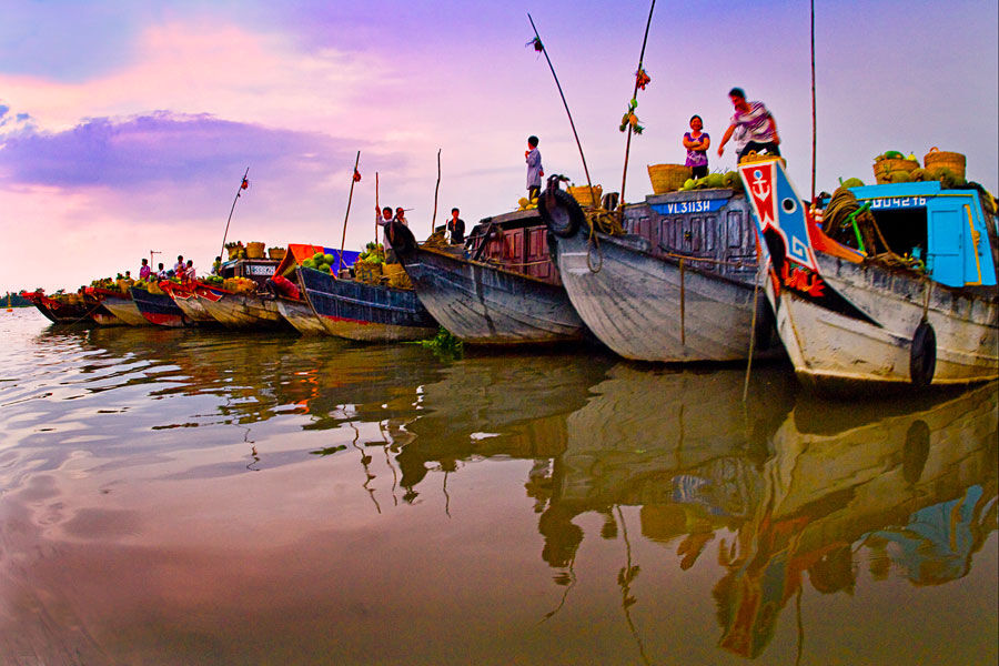 Experience colorful river life in the Mekong Delta