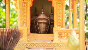 Cambodia’s spirit house offering