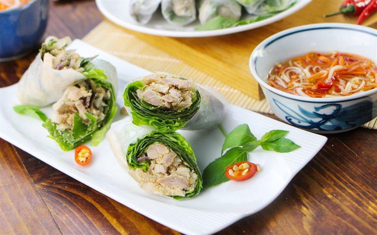 Shredded Pork Rolls "Bì Cuốn"