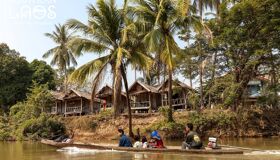 Don Khong Island sightseeing boats