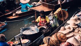 Floating Markets in Thailand