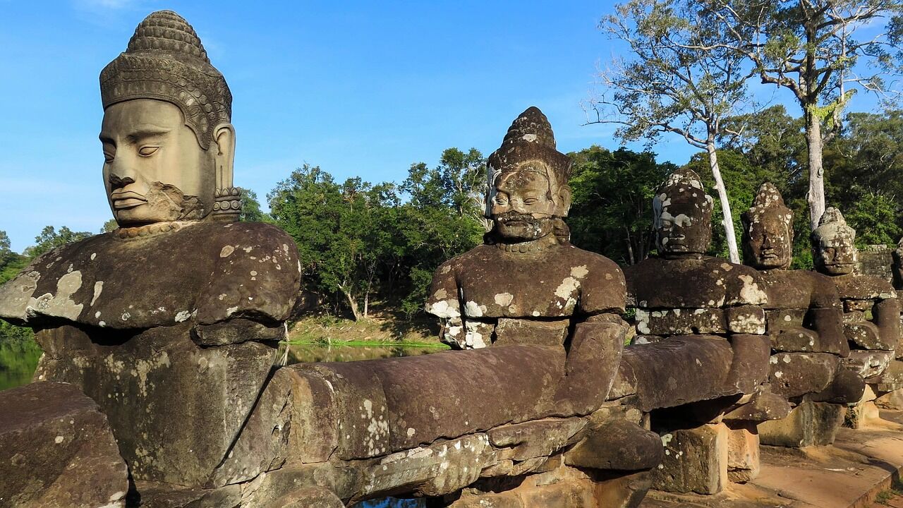 Witness the magical sunrise over the world’s largest religious monument