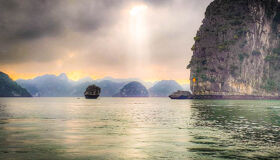 Halong Bay Cruise Sunset